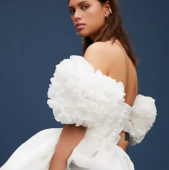 FINAL PRICE! Rare $625 Free People Wedding Gown - Picture 6 of 6